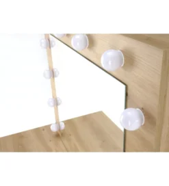 Toaletka HOLLYWOOD 94 cm dąb artisan z oświetleniem LED