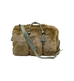 Torba MIKA FURR oliwkowa
