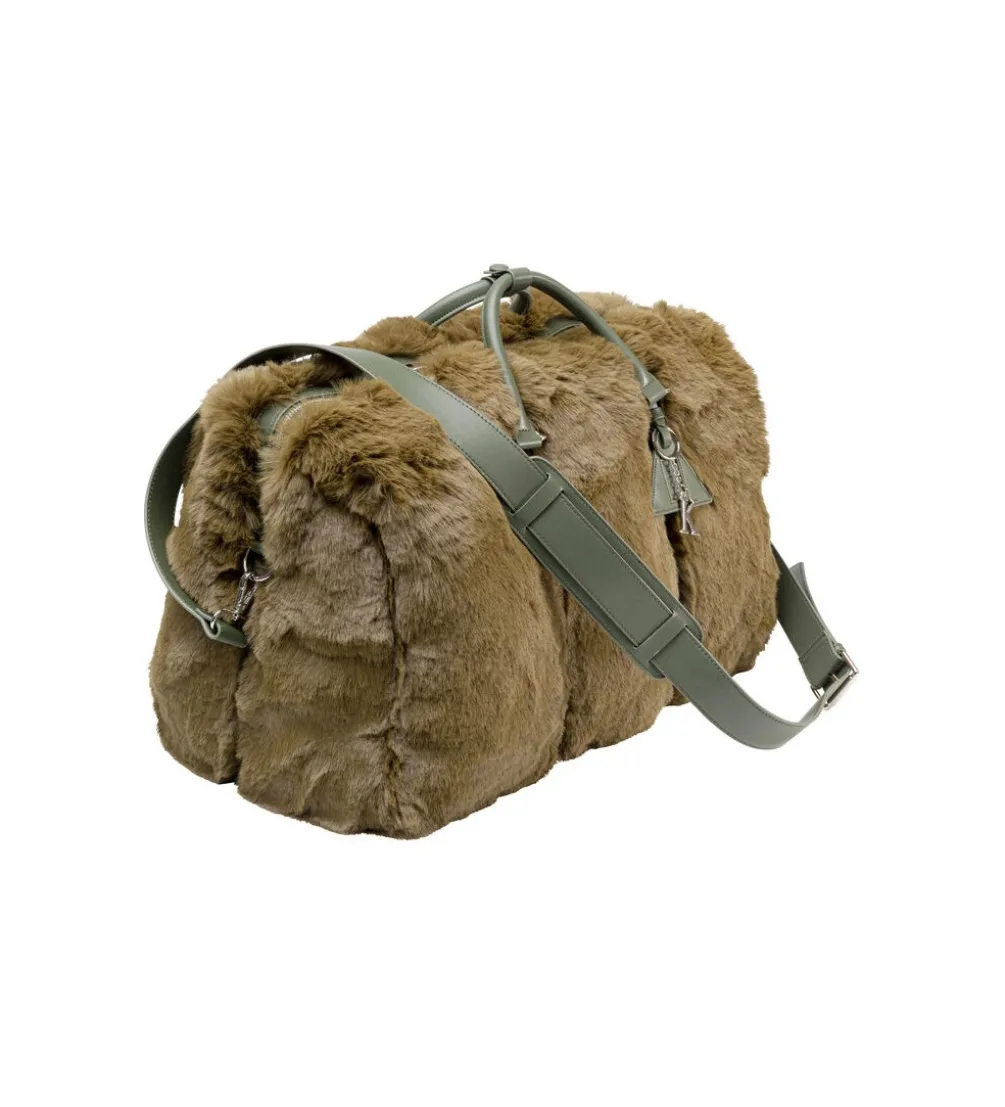 Torba MIKA FURR oliwkowa