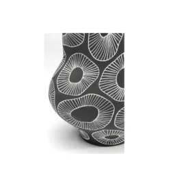 Wazon ANEMONE 33 cm szare