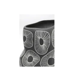 Wazon ANEMONE 33 cm szare