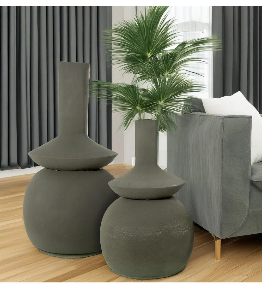 Wazon APAAT 85 cm zielony