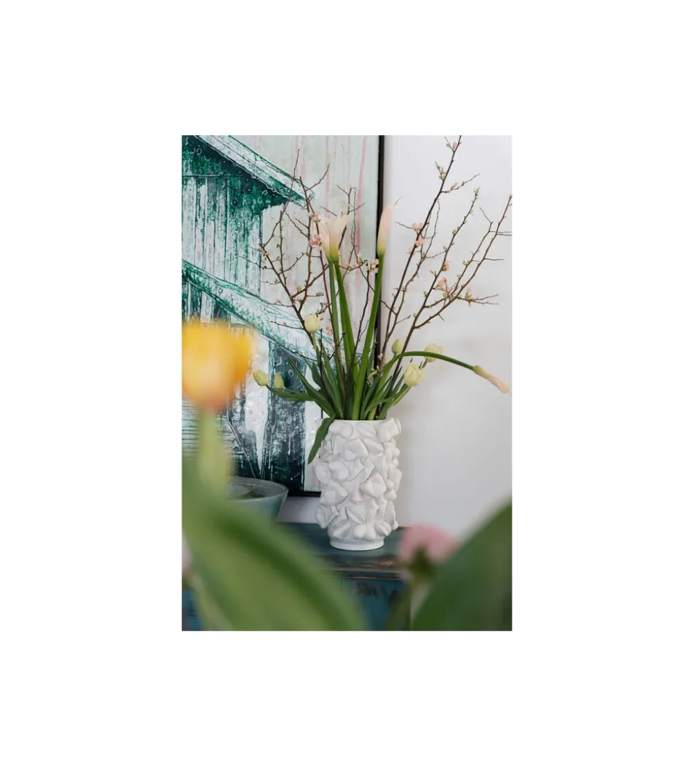 Wazon BODY PARTS 36 cm biały porcelana