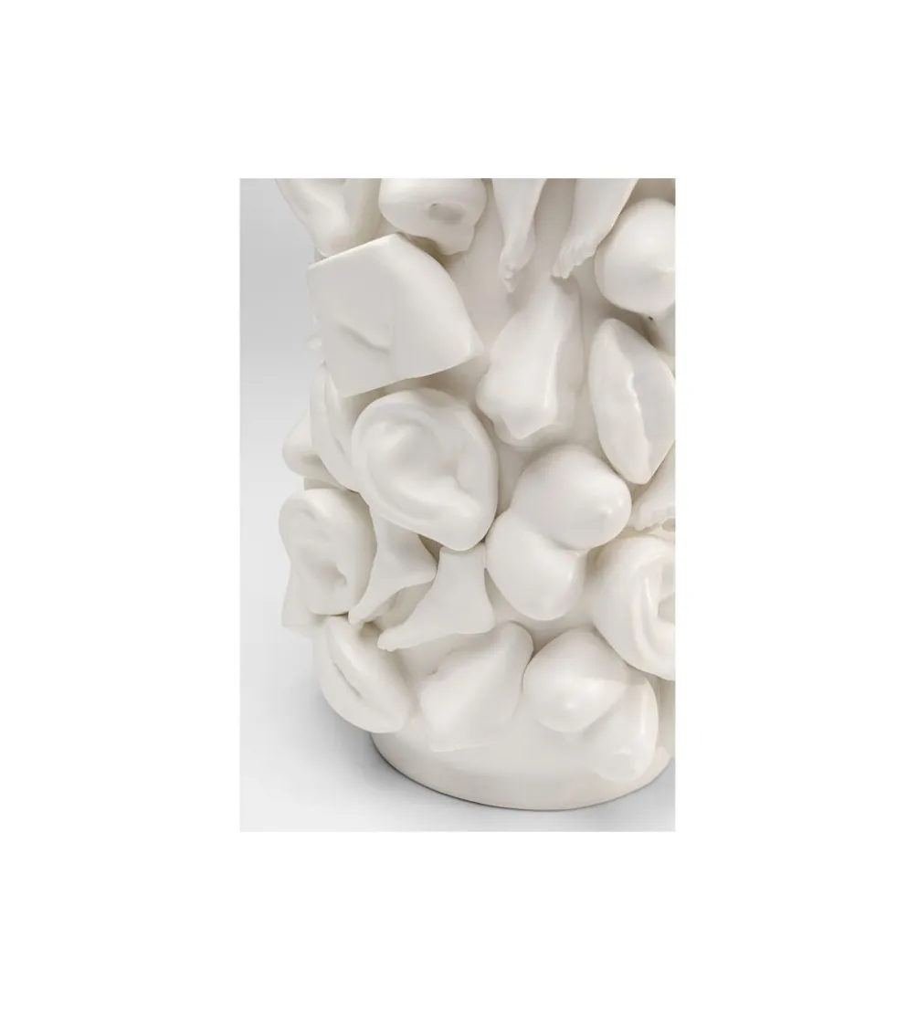Wazon BODY PARTS 36 cm biały porcelana