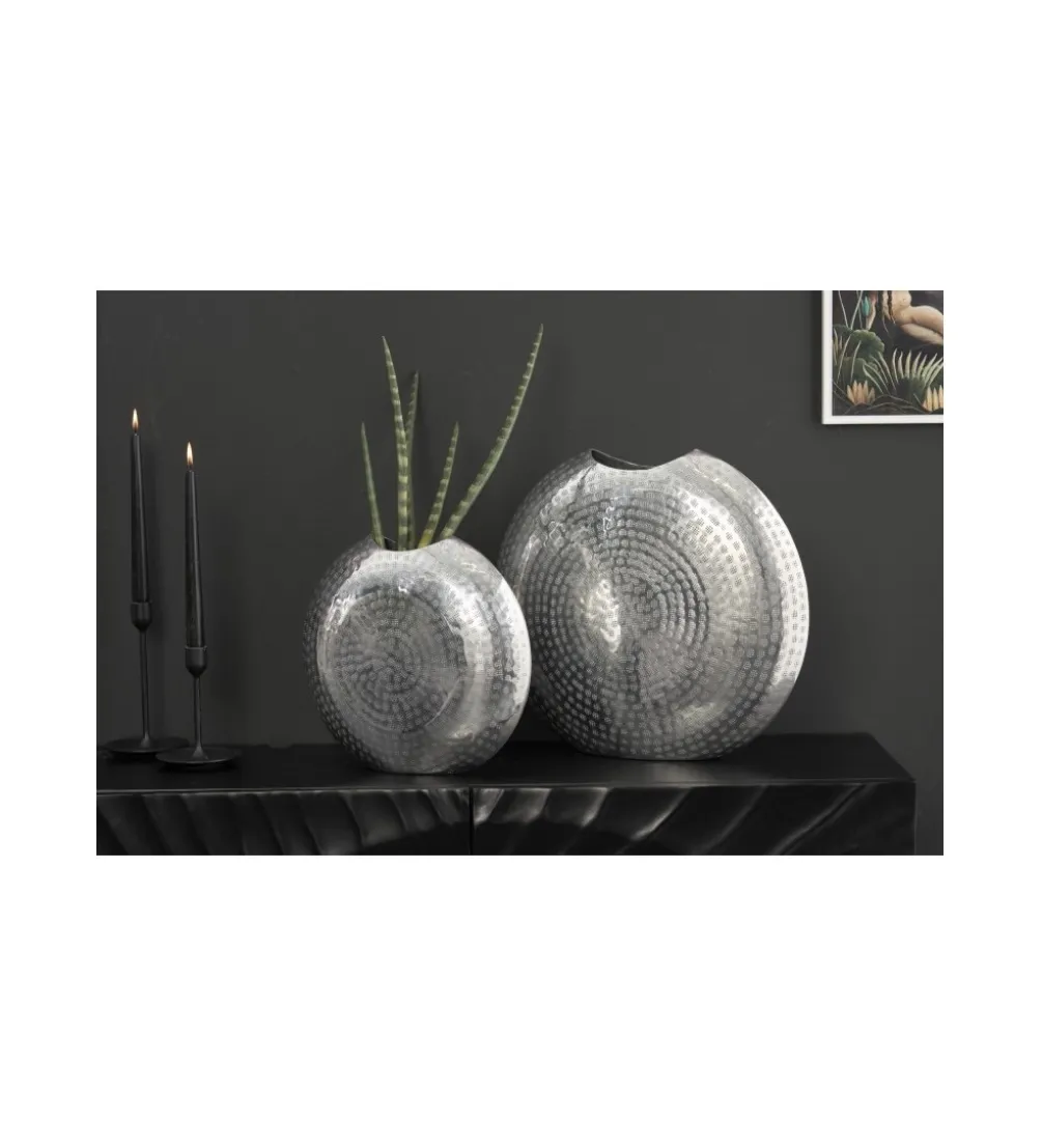 Wazon BRILANT set 2 srebrny
