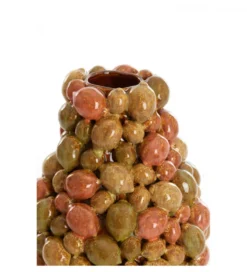 Wazon CITRUS 23 cm ceramika wielokolorowy