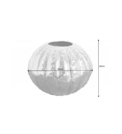 Wazon DELICADO 30 cm antyczny złoty