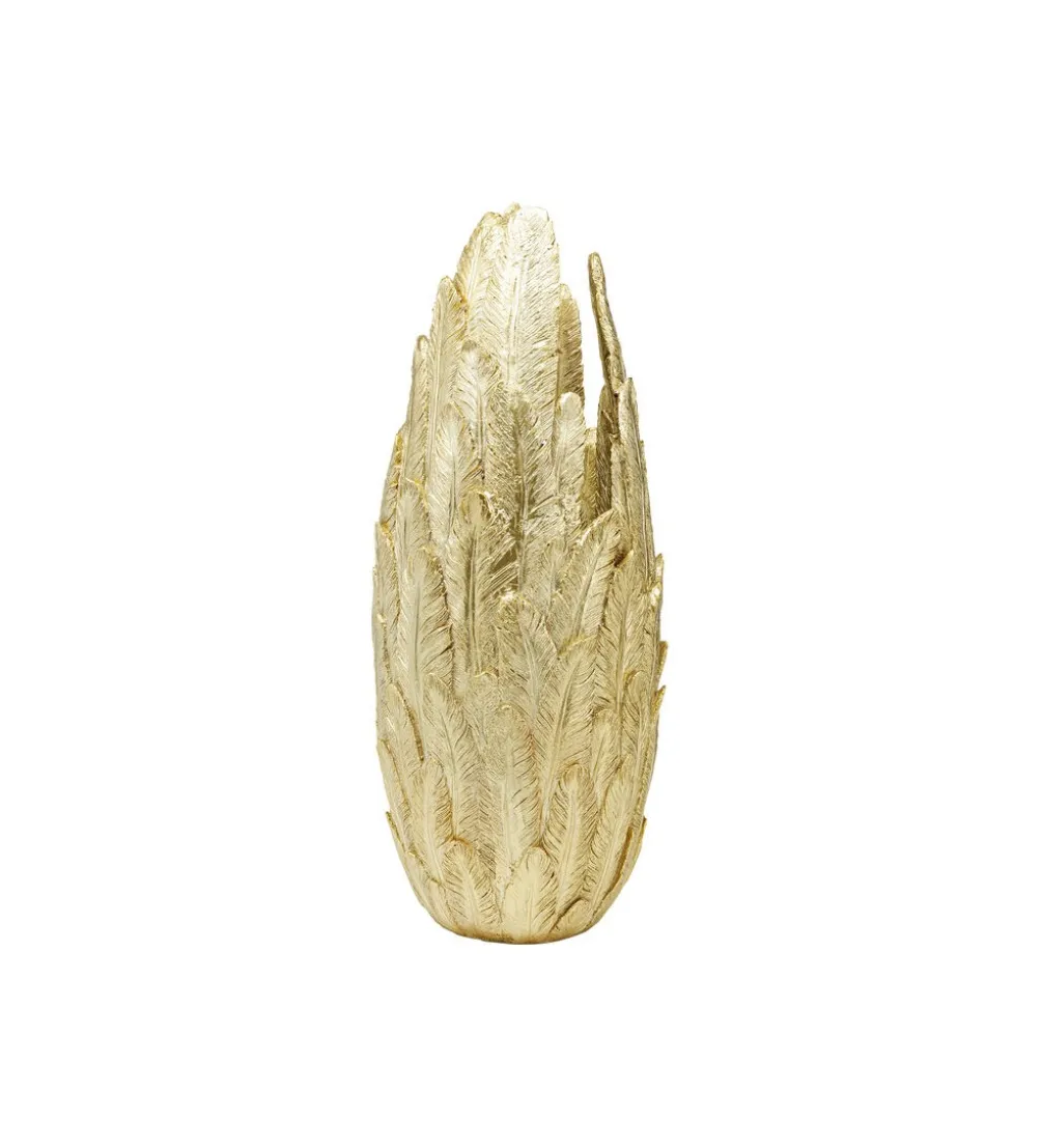 Wazon FEATHERS 80 cm złota