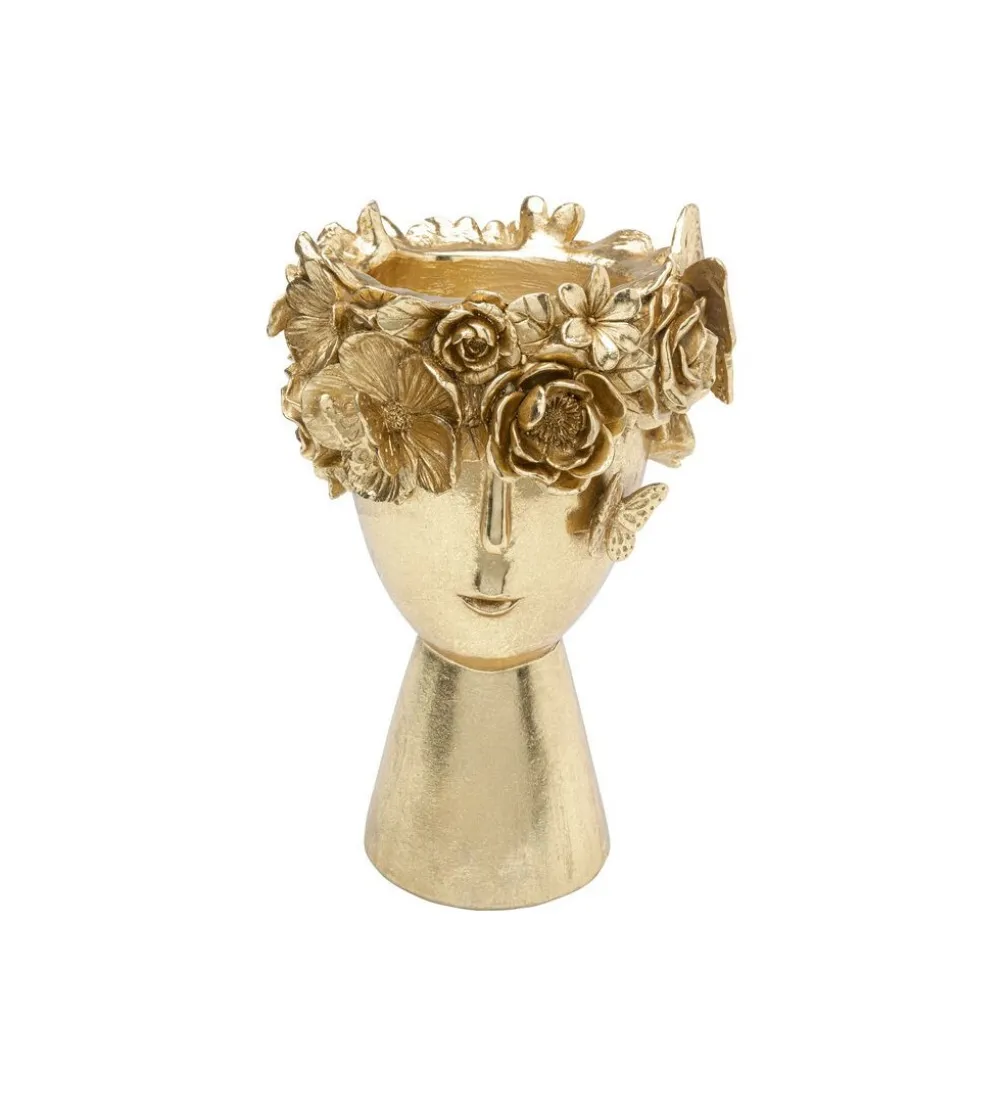 Wazon Flowercrown 20 cm złoty