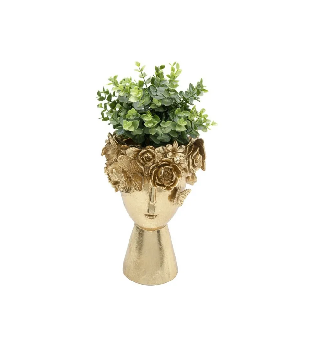 Wazon Flowercrown 20 cm złoty