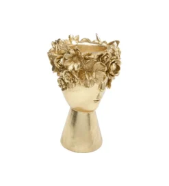 Wazon Flowercrown 20 cm złoty