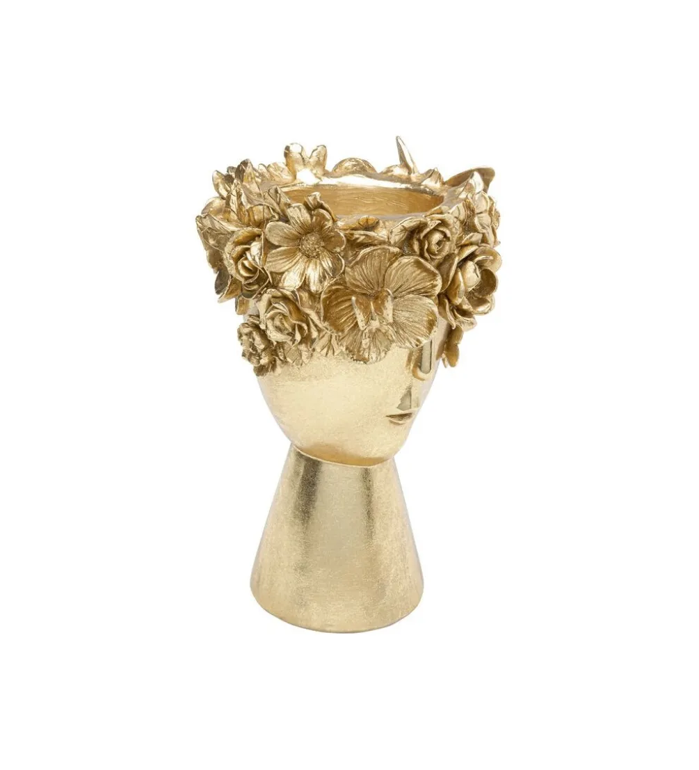 Wazon Flowercrown 20 cm złoty