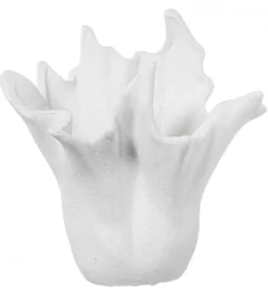 Wazon FOWER 30 cm ceramika biały
