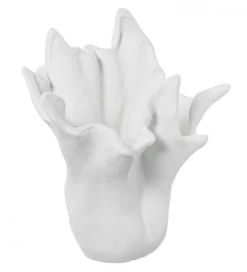 Wazon FOWER 30 cm ceramika biały