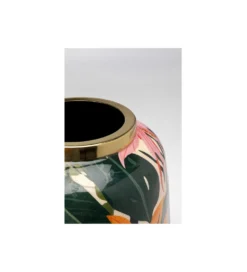 Wazon Jungle 33 cm metal mosiądzowany