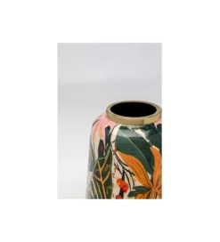Wazon Jungle 33 cm metal mosiądzowany