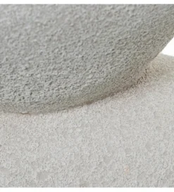 Wazon KATAM 30 cm ceramika biały piaskowy