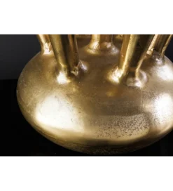 Wazon KIYA 25 cm złoty 5 z otworami na kwiaty