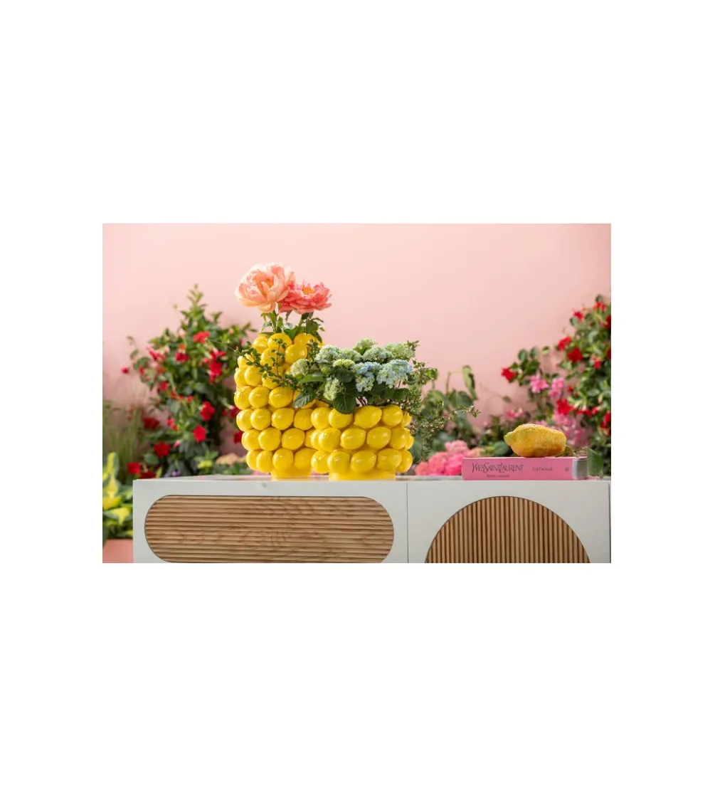 Wazon Lemon Juice 40 cm żółty