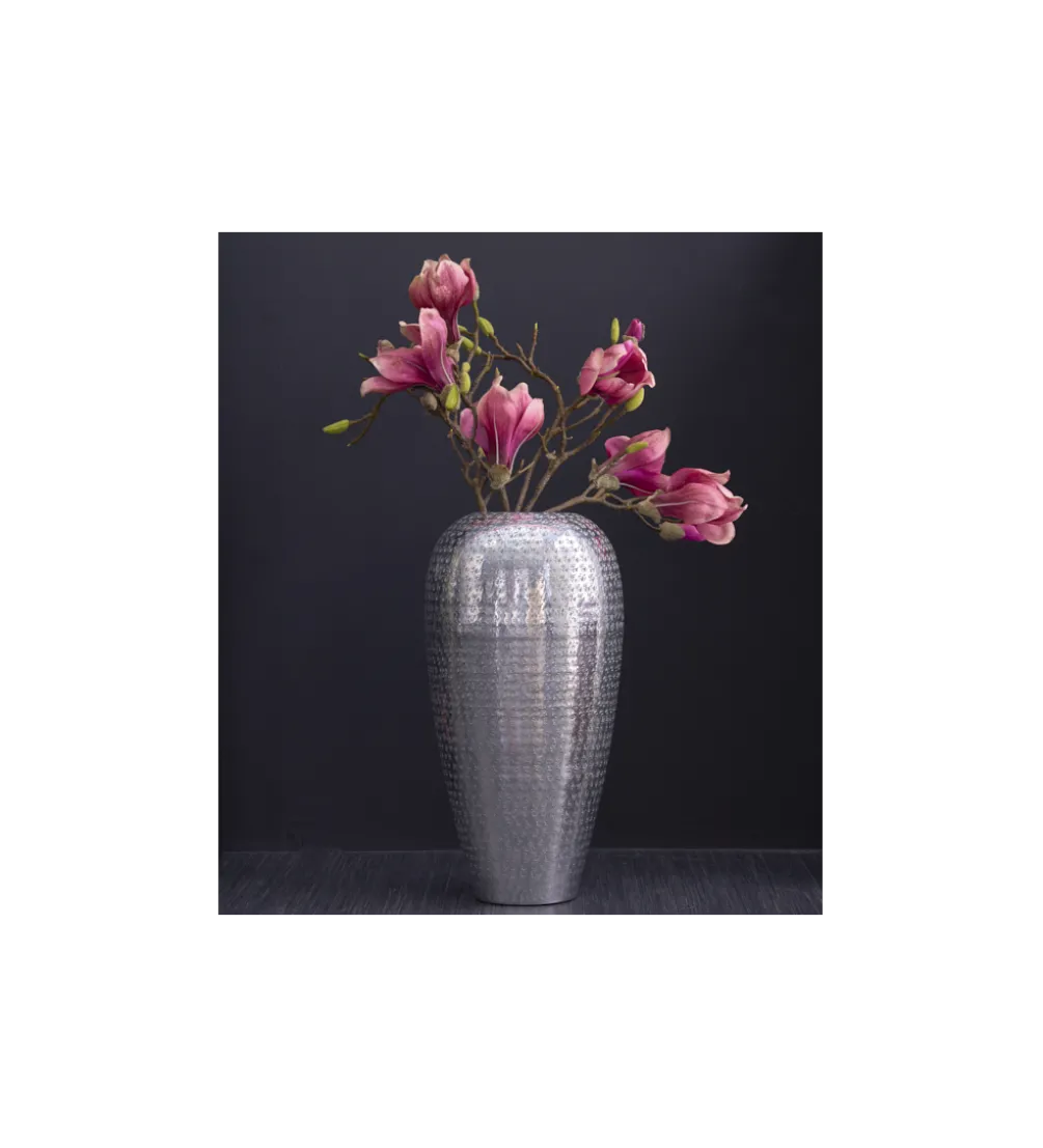 Wazon ORIENT 50 cm srebrny