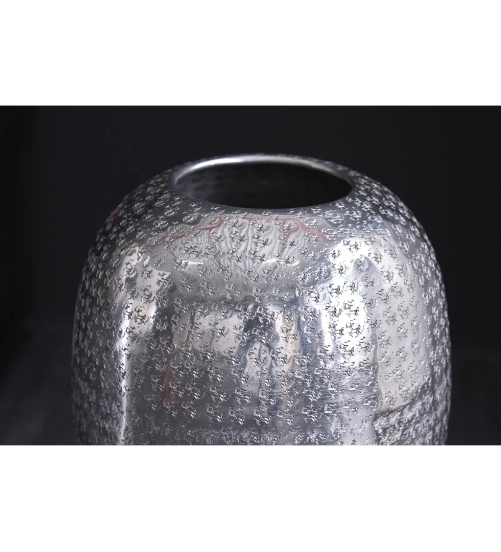 Wazon ORIENT 50 cm srebrny