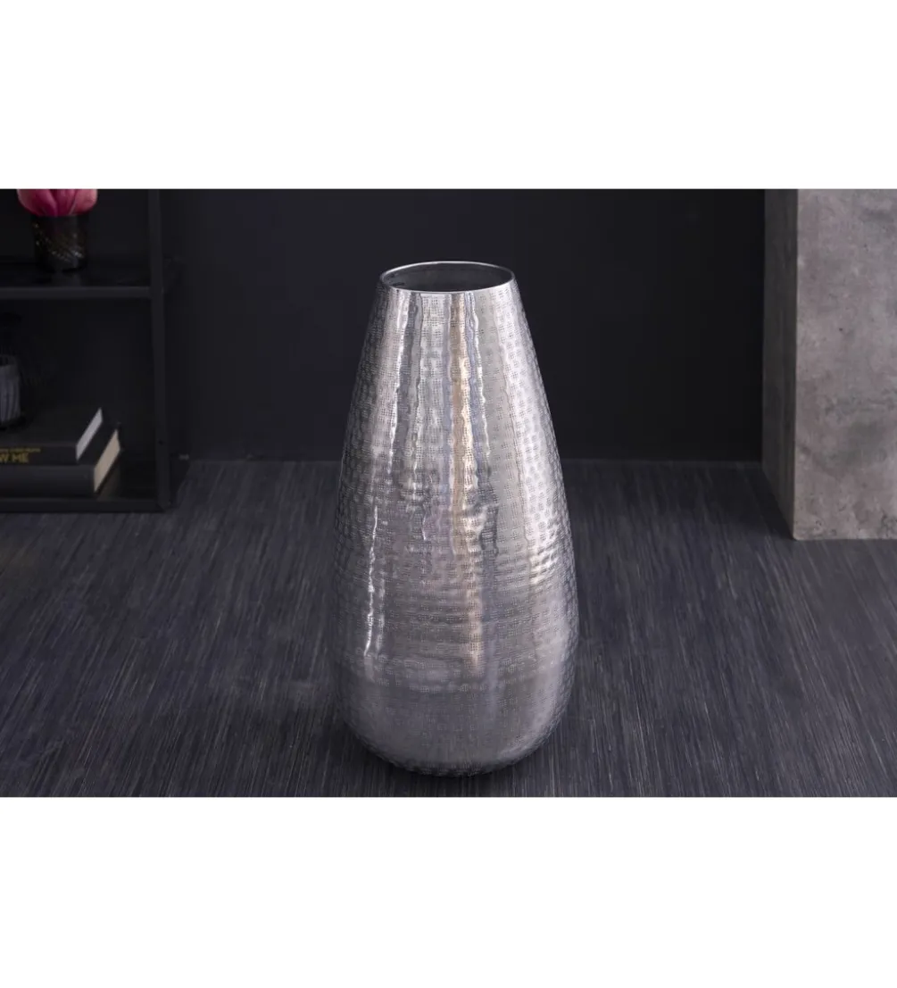 Wazon ORIENT 25 cm srebrny