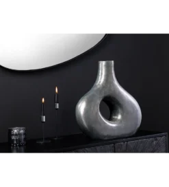 Wazon RING 30 cm ciemnoszary