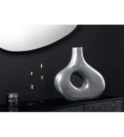 Wazon RING 30 cm ciemnoszary