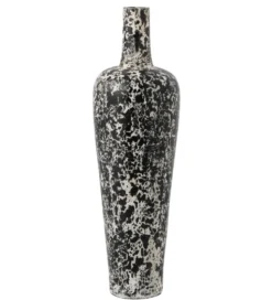 Wazon RUBYNO 100 cm czarno biały