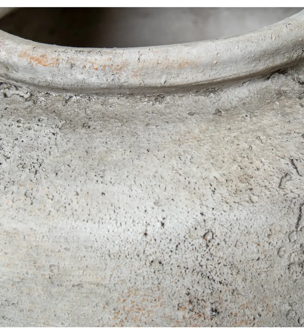 Wazon RUSTIC 20 cm ceramika szary