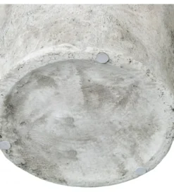Wazon RUSTIC 43 cm ceramika szary