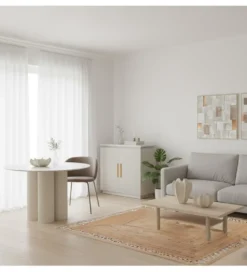 Wazon SEGASTO 40 cm beżowy piaskowy
