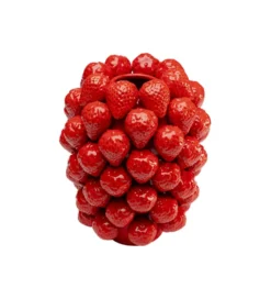 Wazon Strawberries 30 cm czerwony