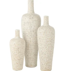 Wazon Lauwra 80 cm biały