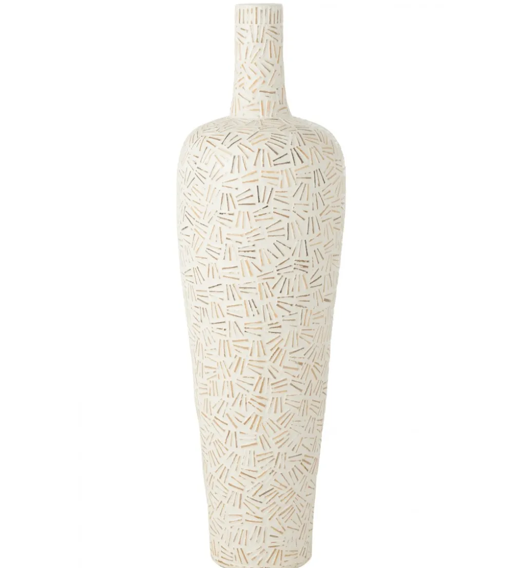 Wazon Lauwra 80 cm biały