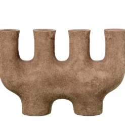 Świecznik KATAM 31 cm brązowy
