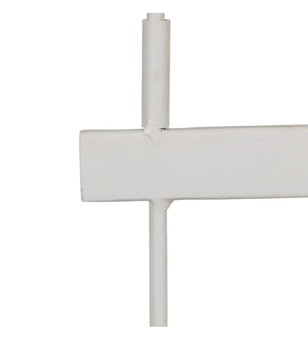 Wieszak LUDANO 50 cm biały naturalny czarny