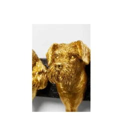 Wieszak RACK DOG FAMILY 31 cm złoty