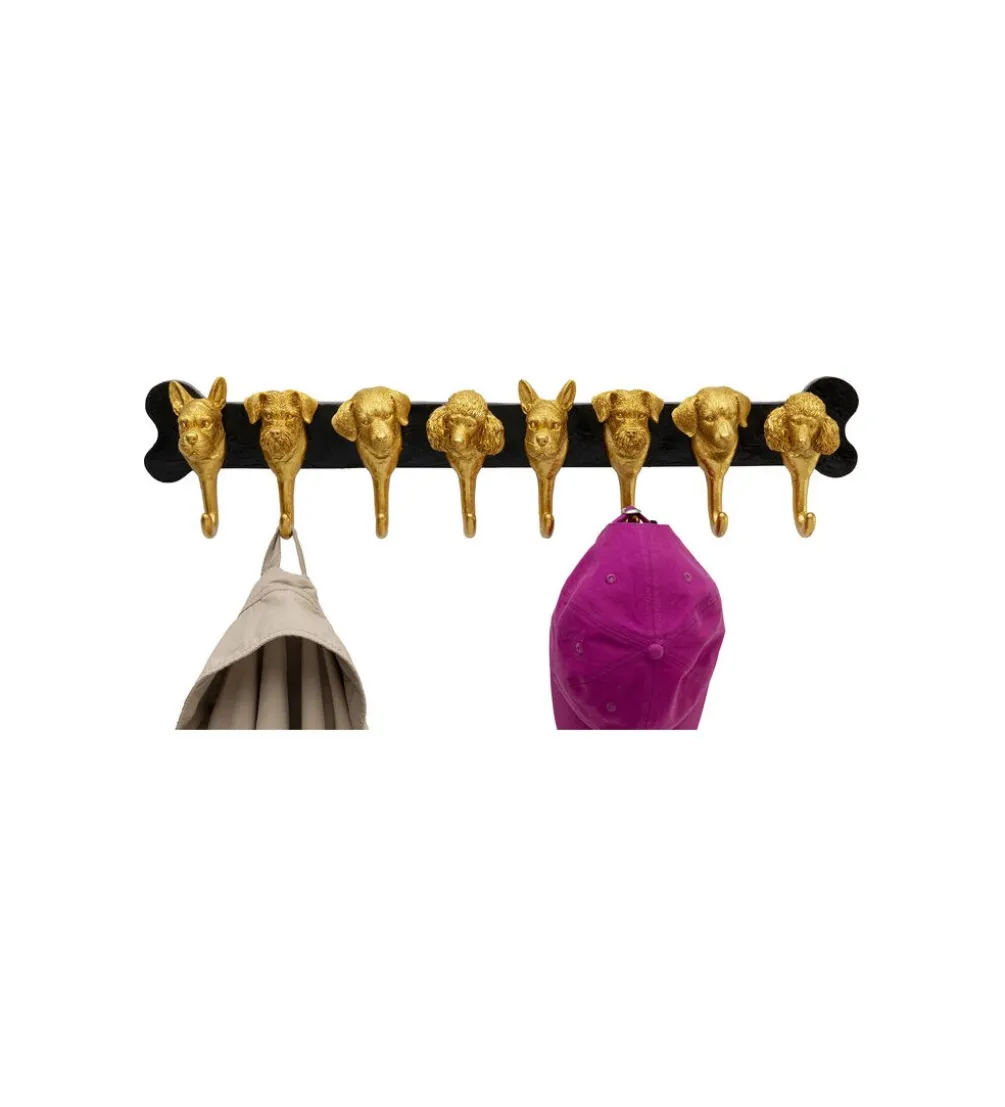 Wieszak RACK DOG FAMILY 69 cm złoty
