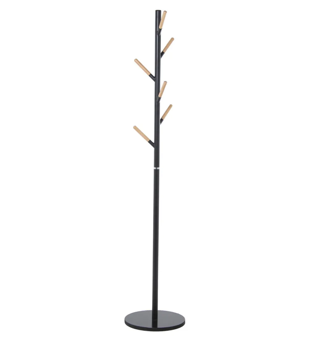 Wieszak stojący PERCHERMI 172 cm czarny