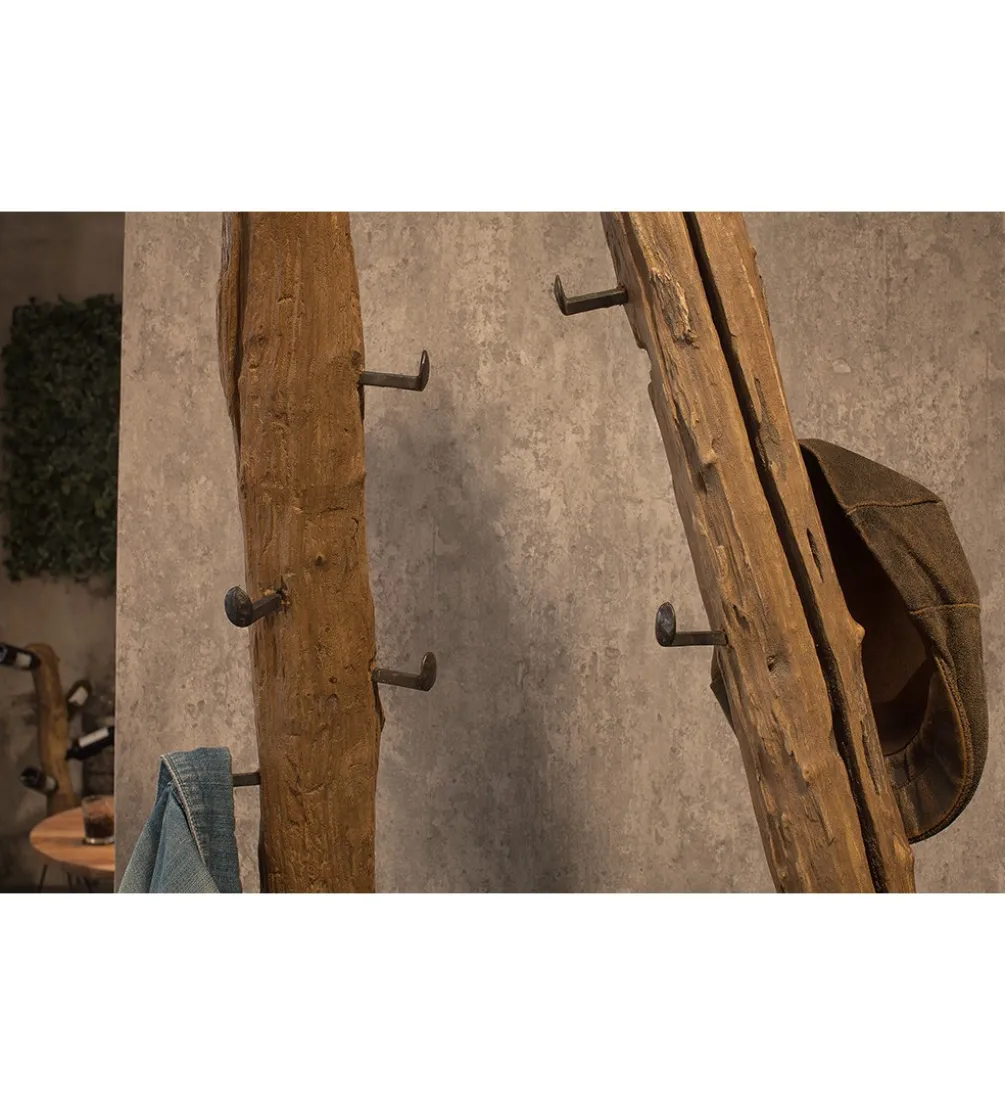 Wieszak Hemingway 200 cm drewno Teak