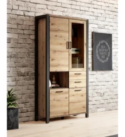 Witryna AKTIV 100 cm w optyce dąb Taurus