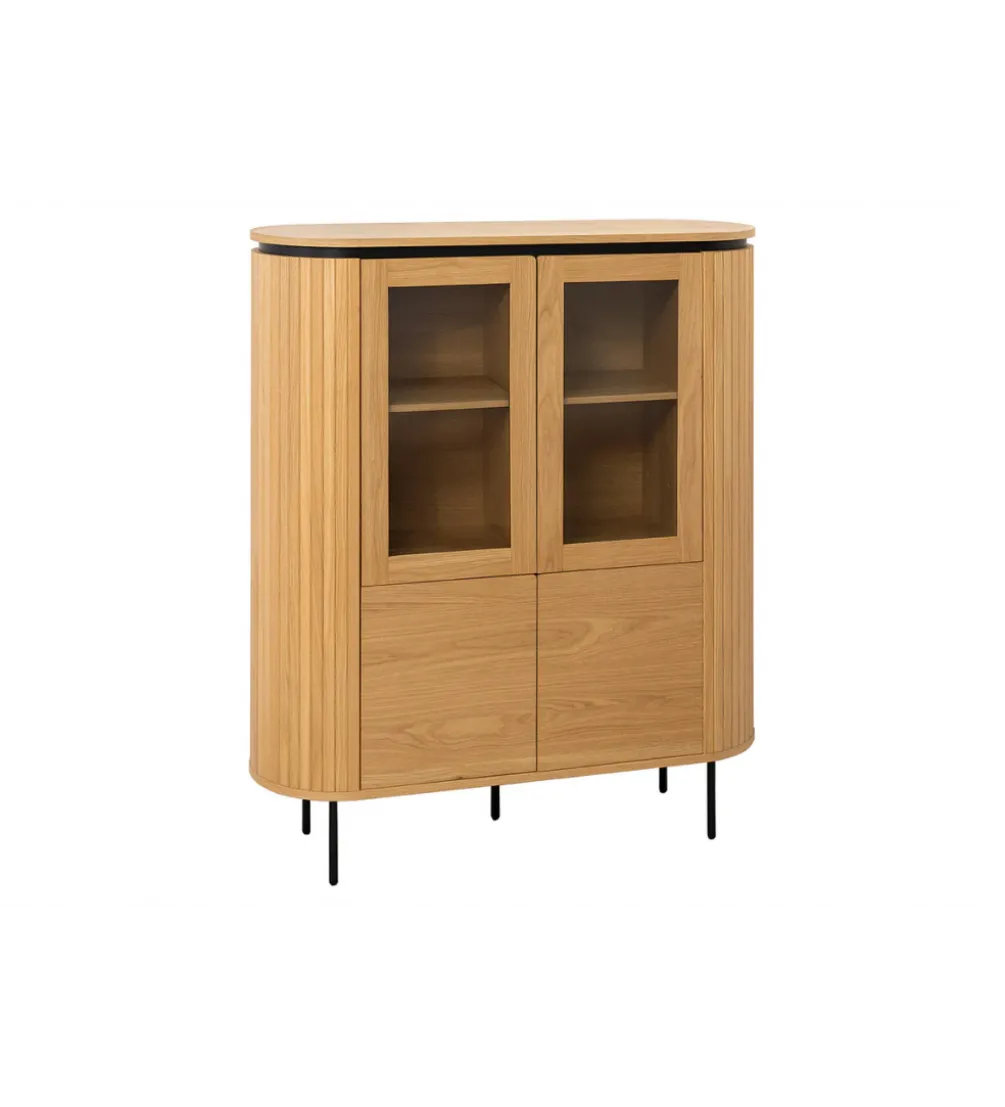 Witryna ATELIER 140 cm kolor naturalnego dębu