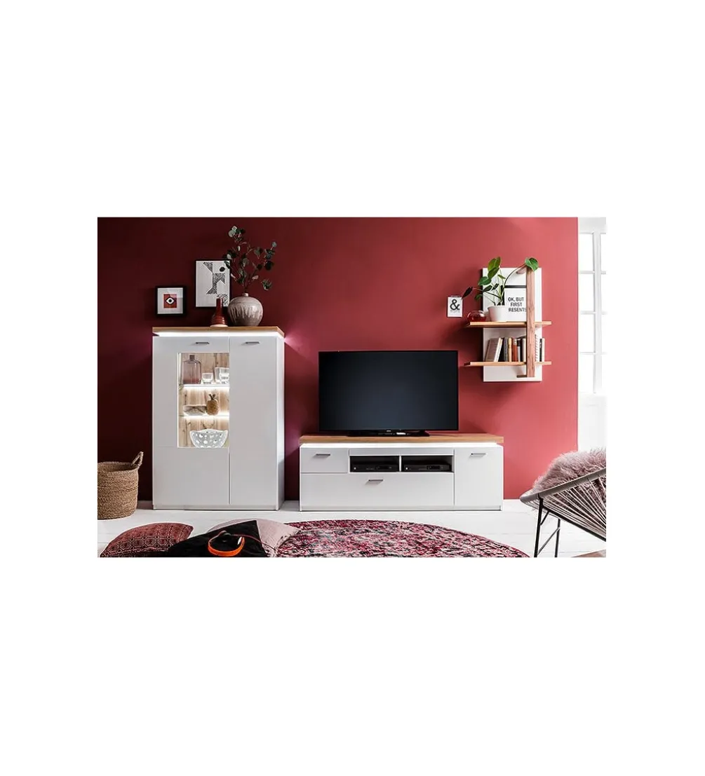 Witryna CALI 98 cm biała