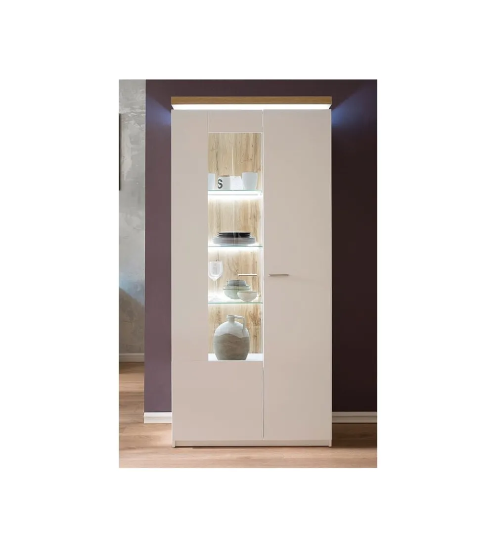 Witryna CALI 88 Cm Biała