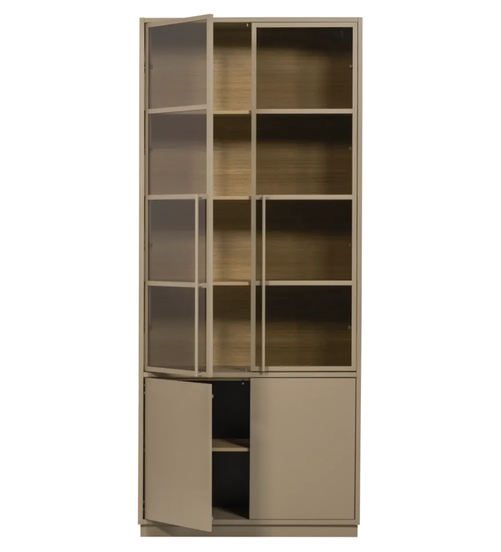 Witryna CASA 236 cm drewno sosny piaskowy