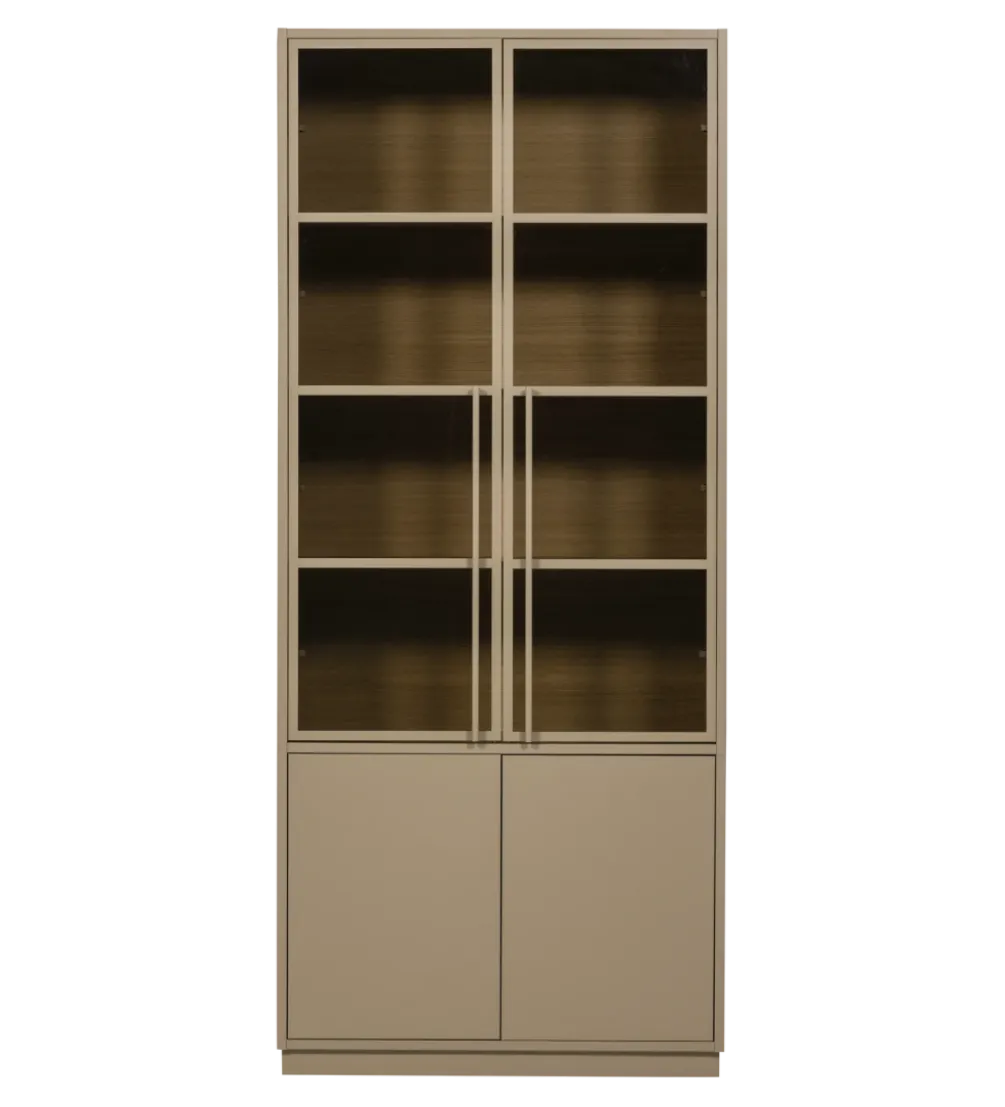 Witryna CASA 236 cm drewno sosny piaskowy