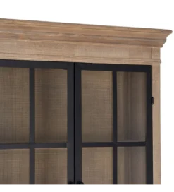 Witryna COTTAGE 135 cm drewno sosny