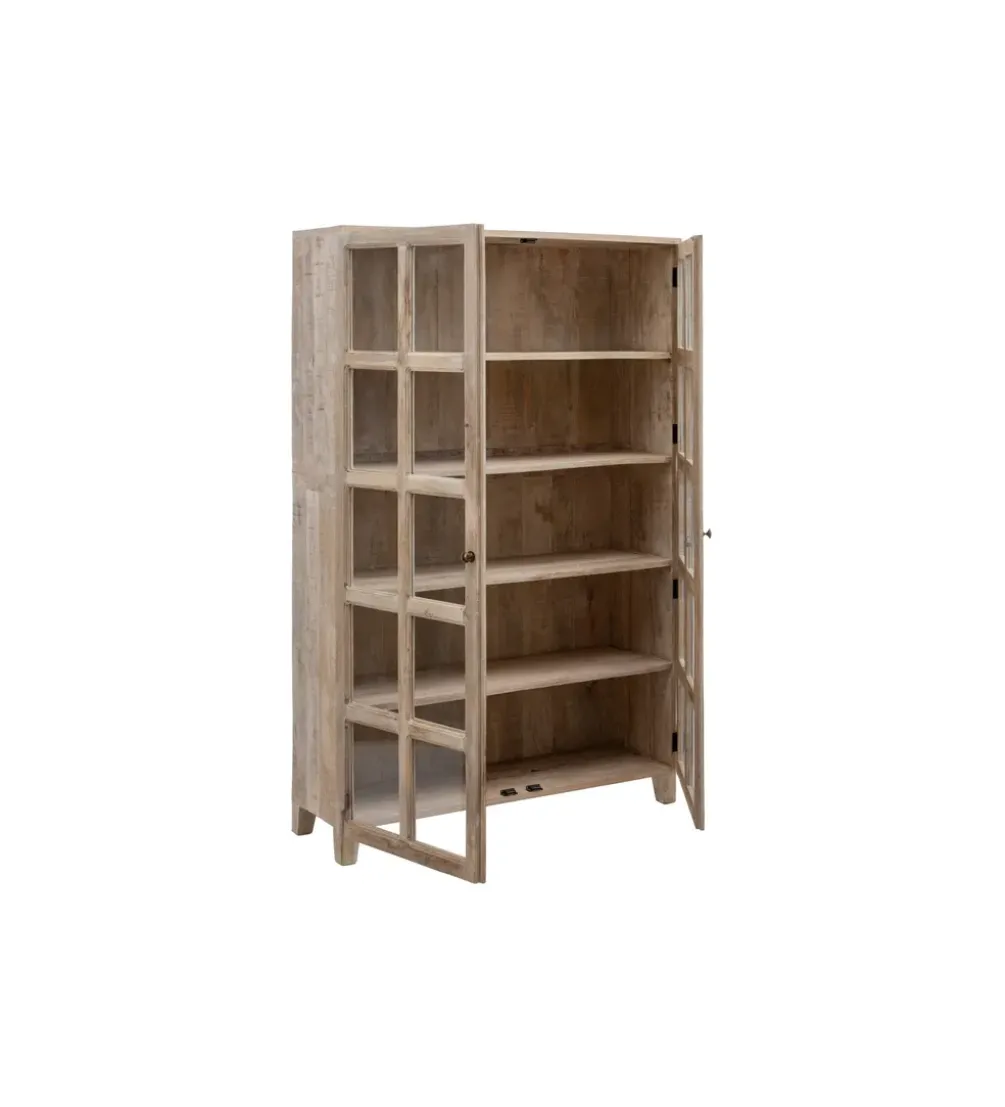 Witryna Iron Craft II 115 cm drewno mango