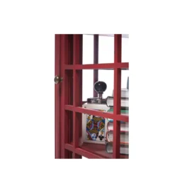 Witryna LONDON TELEPHONE 140 cm czerwona